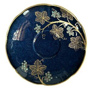 Delicate Vintage Carlton Ware Bleu Royale Trinket Dish, Made in England